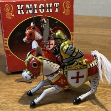 Vintage Knight Riding Horse