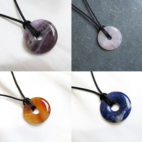Small round semi precious - small,