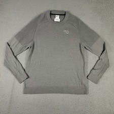 Nike Sweater Mens Size Large Gray Tiger Woods Casual Pullover Sweatshirt
