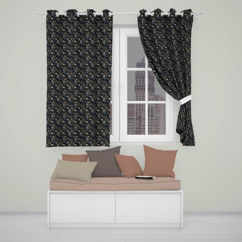 Blackout eyelet curtains - eyelet,