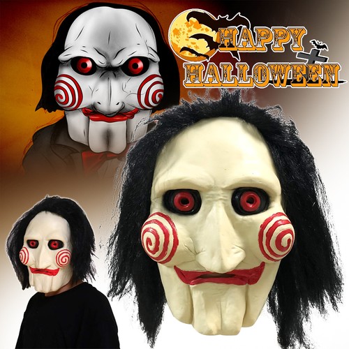 Halloween saw jigsaw mask - halloween,