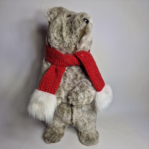 Polar bear standing christmas