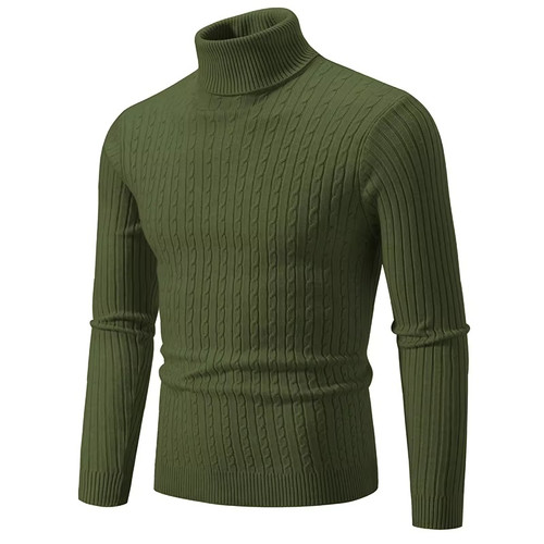 Men high neck sweater - men's,