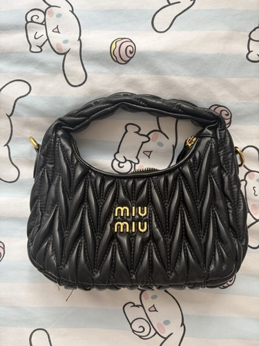 Miu mini matelasse leather - miu,