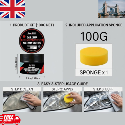 Car headlight restoration - car,