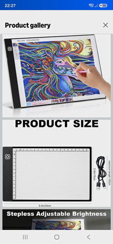 Led tracing light box pad - box,