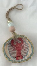 Hanging Shell Hand-Decorated
