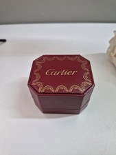 Vintage Cartier Jewellery Ring Box Red,  Velvet lining VGC