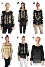 Embroidered Peasant Blouse