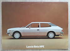 Lancia Beta HPE Brochure