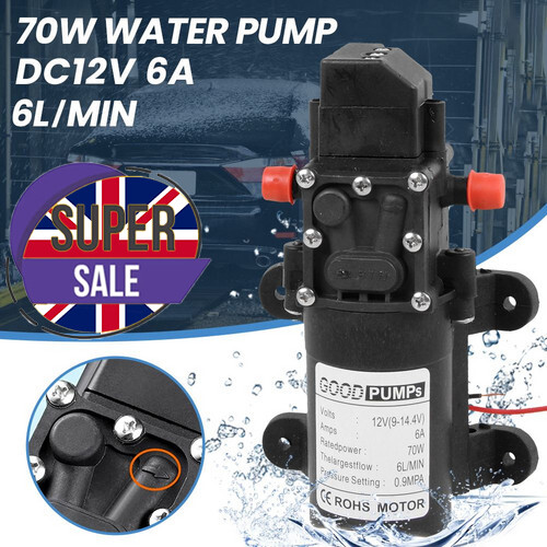 12v water pump 130psi - 12v,
