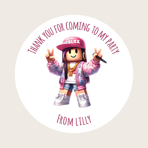 Personalised round birthday - personalised,
