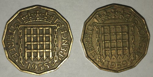 Nickel 1955 1959 three - 1955,