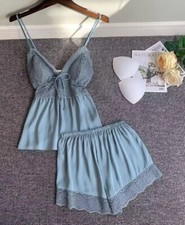 Womans Silky Pyjamas Nightwear