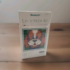 Caron latch hook kit Puppy Design Unopened