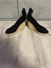 Cork Wedge Heel Lace Up Sandal