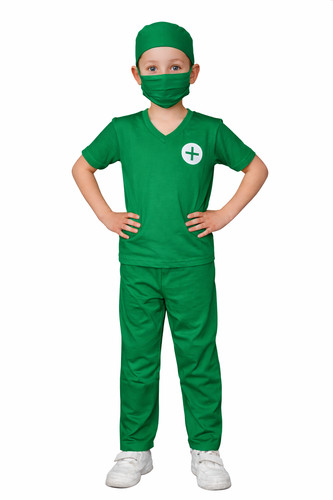 Kids green surgeon scrubs boys - surgeon,