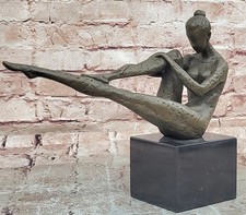 Art Deco Bronze Nude Dancer