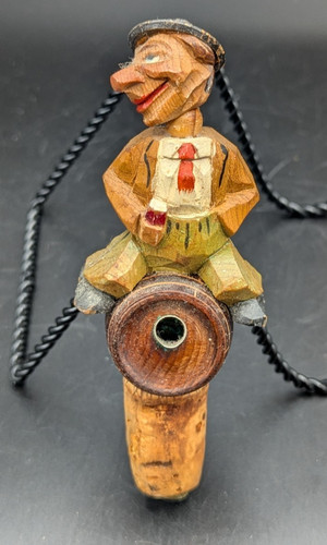 Anri style vintage wood carved - anri,