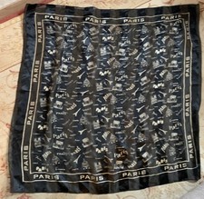 Vintage Paris Souvenir Chiffon
