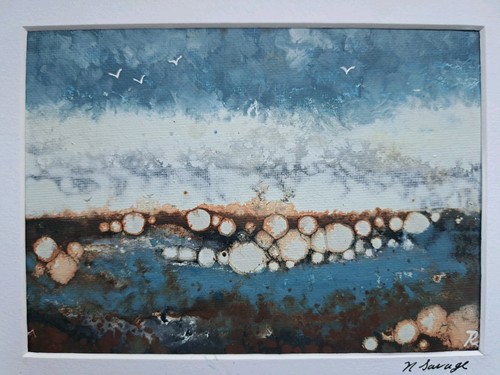 Autumn pulse oil painting - "autumn,