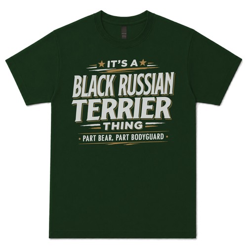 Black russian terrier - a,