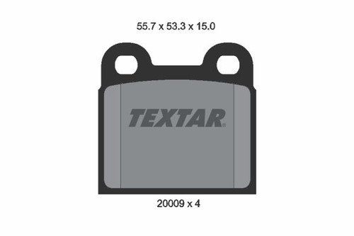 Textar disc brake - textar, pad