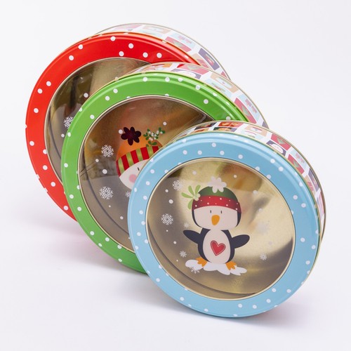 Christmas tins jars storage - christmas,