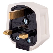MK Duraplug 13A Fused White