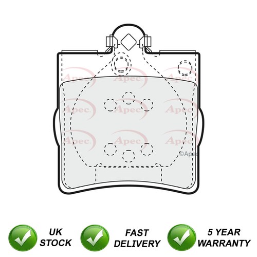 Brake pads set - brake, fits