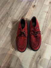 T.U.K. Red Suede vintage
