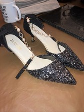 Fashion Size 38 Black Glittery