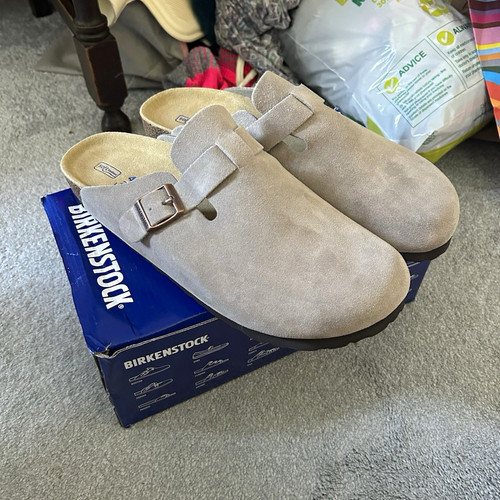 Birkenstock boston grey - boston,