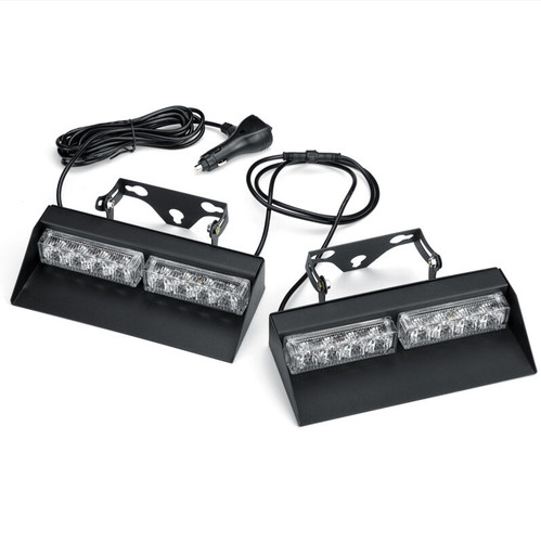2x8led amber white car - 2x8led,