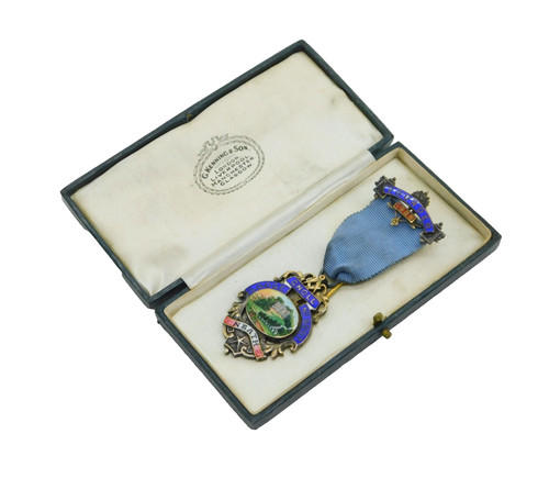 Boxed sterling silver enamel - boxed,