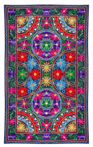 Embroidered wall hanging - embroidered,