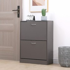 2 Drawer Shoe Cabinet Storage