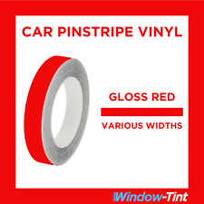 RED GLOSS Pin Stripe Roll PinStriping Line Tape Vinyl Car STICKER 10m Length