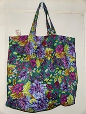 Tula Pink - Hello Dahlia - Handmade Reversible, Washable Tote / Laptop Bag