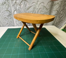Old small wooden folding foot