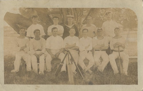 Sailors cricket team ww1 - ww1, b/w