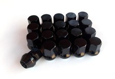 20 Black Wheel Nuts Lugs Fit