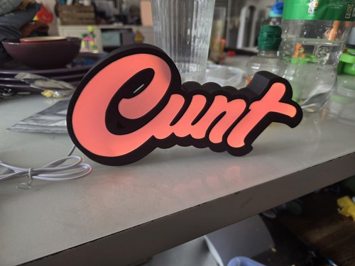 Lightbox soft glow - c*nt,