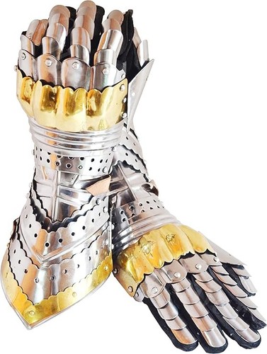 Medieval articulated gauntlets - medieval,