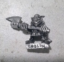 Warhammer Classic Night Goblin With Axe Kev Adams Gobbos Gitz Metal 1991 OOP