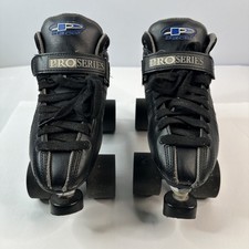 Pacer 429 Pro Series Roller Derby Skates Size 3 Black Quads Labeda Wheels Abec 5