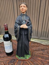 Antique chalk statue saint - of,