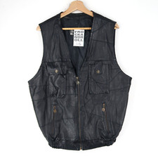 Vintage Black Leather