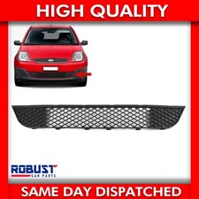 FRONT LOWER CENTRE BUMPER GRILLE MAT GRAY FITS FORD FIESTA (2005 - 2008)