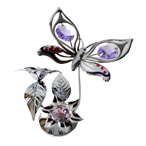 Crystocraft butterfly flower - butterfly,